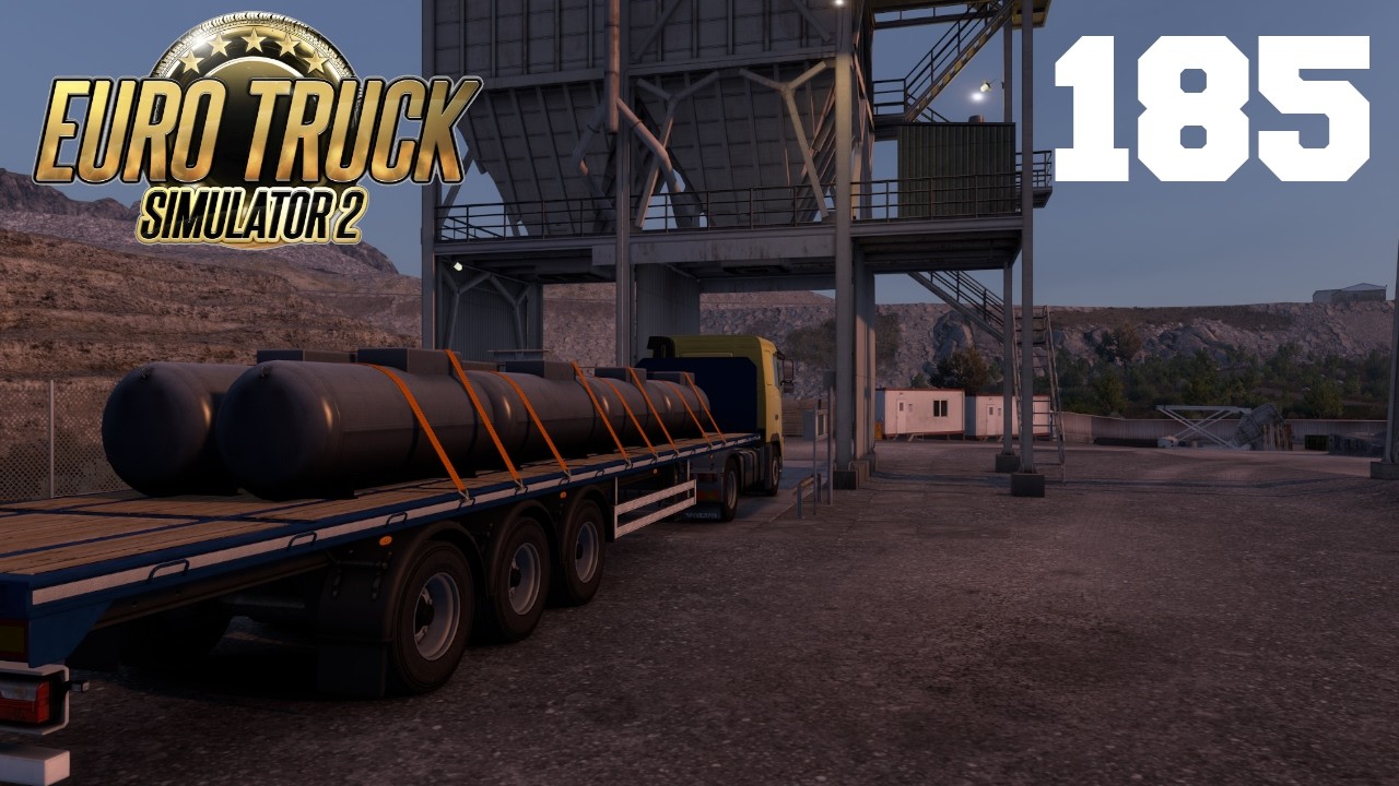 Euro Truck Simulator 2 - GAMEPLAY - Almeria a Puertollano #185 60 FPS FHD