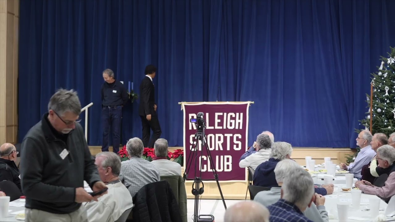 Larry Pickett Day Ceremony at Raleigh Sports Club - Wide Shot Camera with room audio