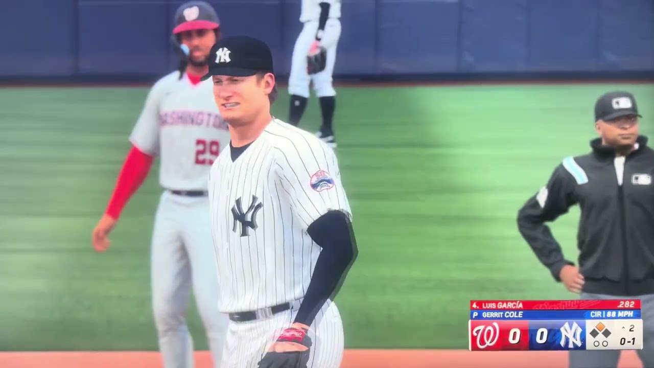 Nationals vs Yankees MLB the show 24 full game 1 Inning game playing version ￼