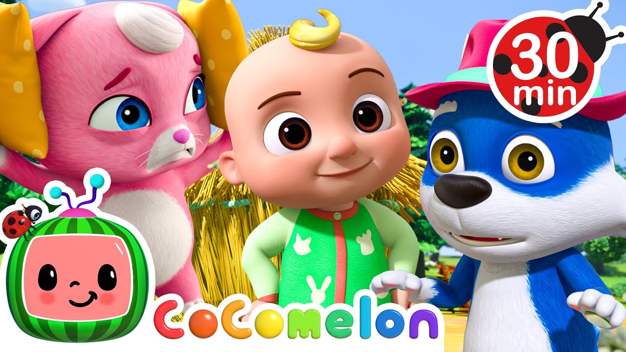 JJ's Animal Best Friends | Cocomelon | 🚌Wheels on the BUS Songs! | 🚌Nursery Rhymes for Kids