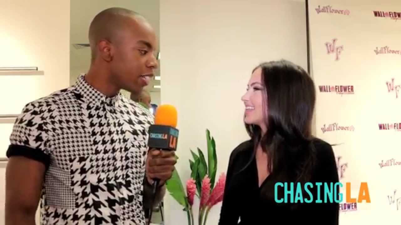 Ryan Newman Chats w/ Chasing LA @ Wallflower Jeans Event
