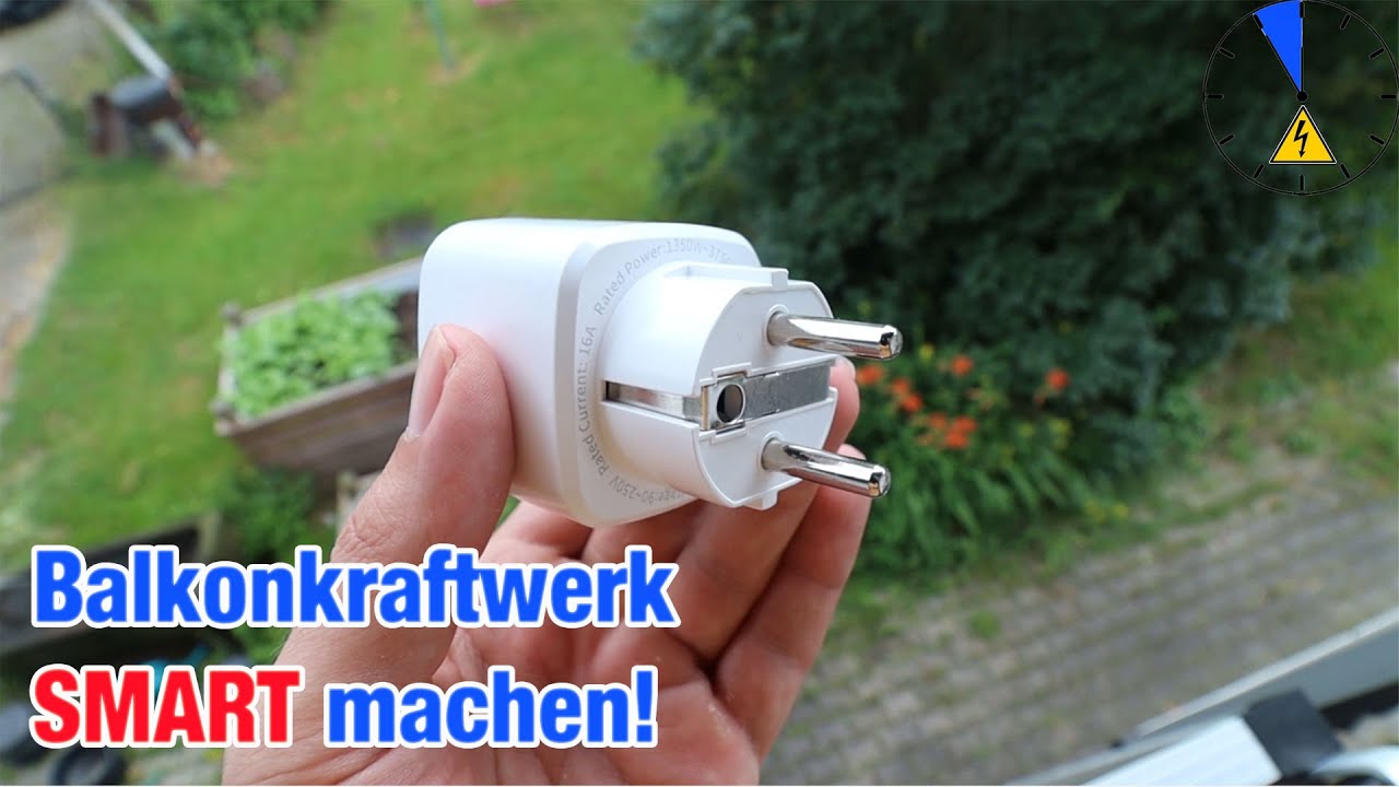 WLAN Zwischenstecker für Balkonkraftwerke Smart Nachrüsten Strom Energie messen