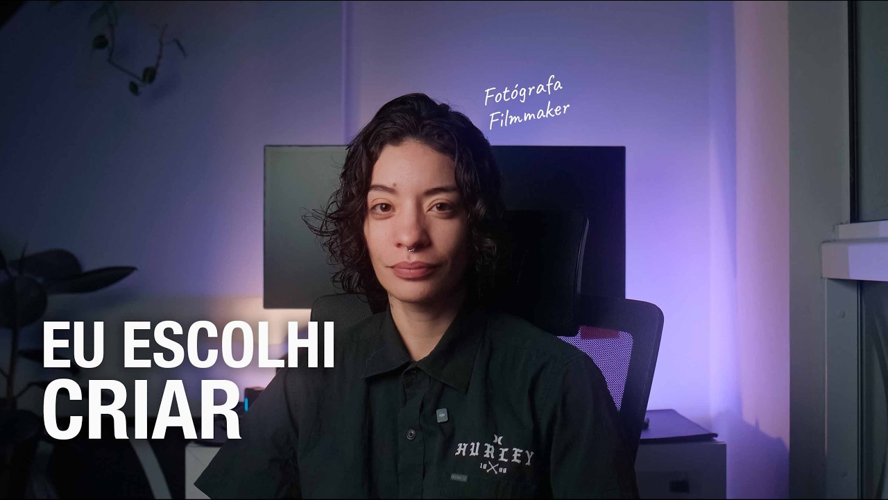 Por que criar no YouTube sendo fotógrafa e filmmaker?