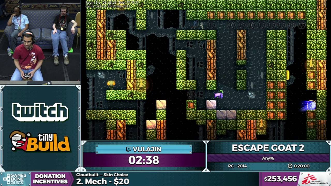 Escape Goat 2 by Vulajin in 0:18:14 - SGDQ2016 - Part 64 [1440p]