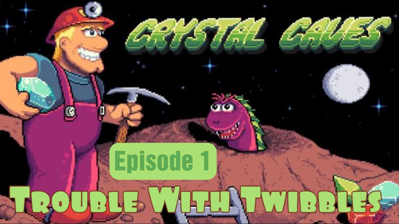 Crystal Caves HD - Episode 1 - Trouble With Twibbles. Full Playthrough, Mistakes & All [1440p 60fps]