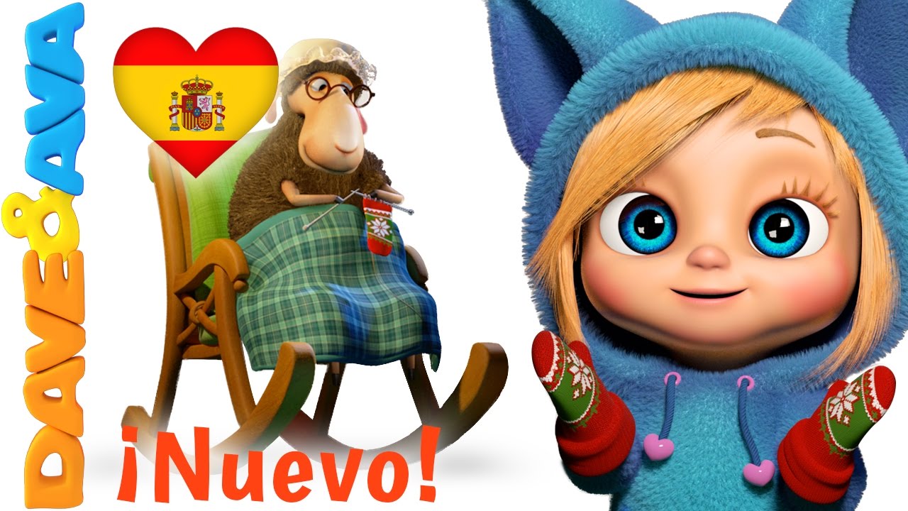 🐑 Сanciones Infantiles | Canciones Infantiles en Español de Dave y Ava | Bee Bee Oveja Negra 🐑