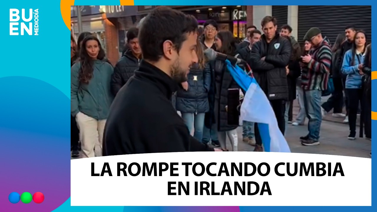 Gabriel Cavagna: El argentino que toca cumbia en las calles de Irlanda