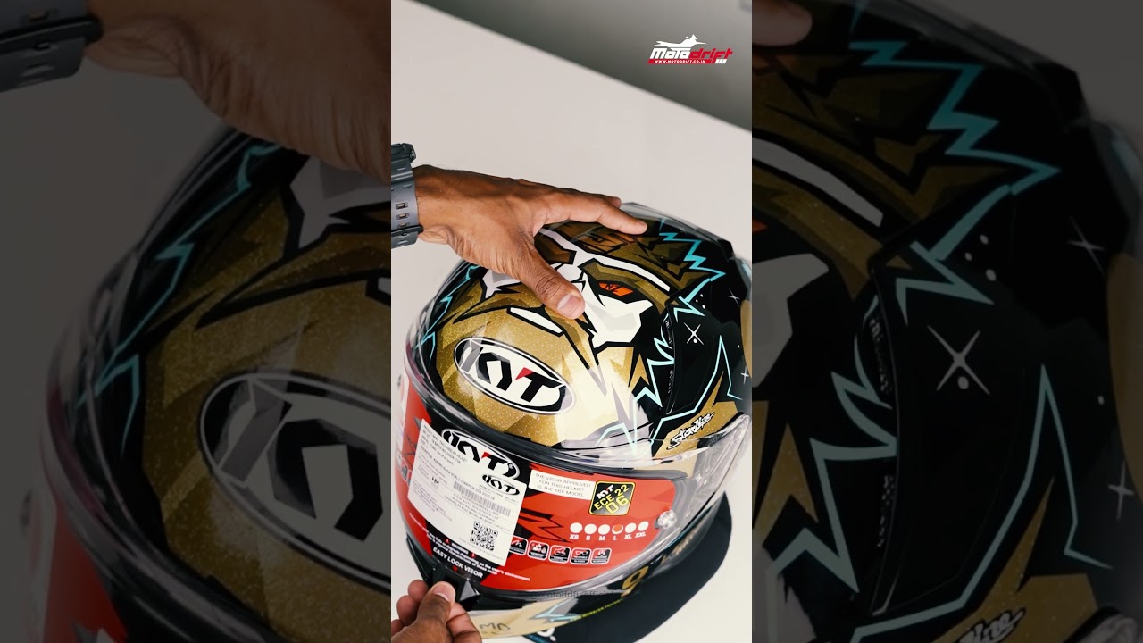 Introducing the KYT R2R Pro Masia World Championship 2023 Gold SE &ndash; only 60 pieces in India!
