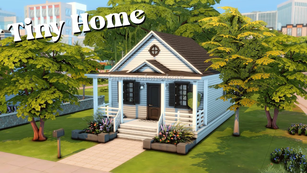 I made a Tiny Home in Newcrest in The Sims 4