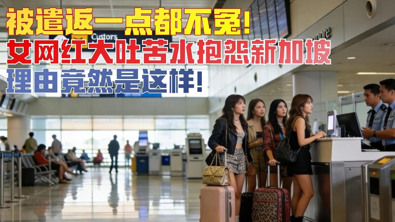 大快人心！新加坡又遣返了多名女网红，随后在社交媒体上质疑新加坡ICA！理由竟然是这样！