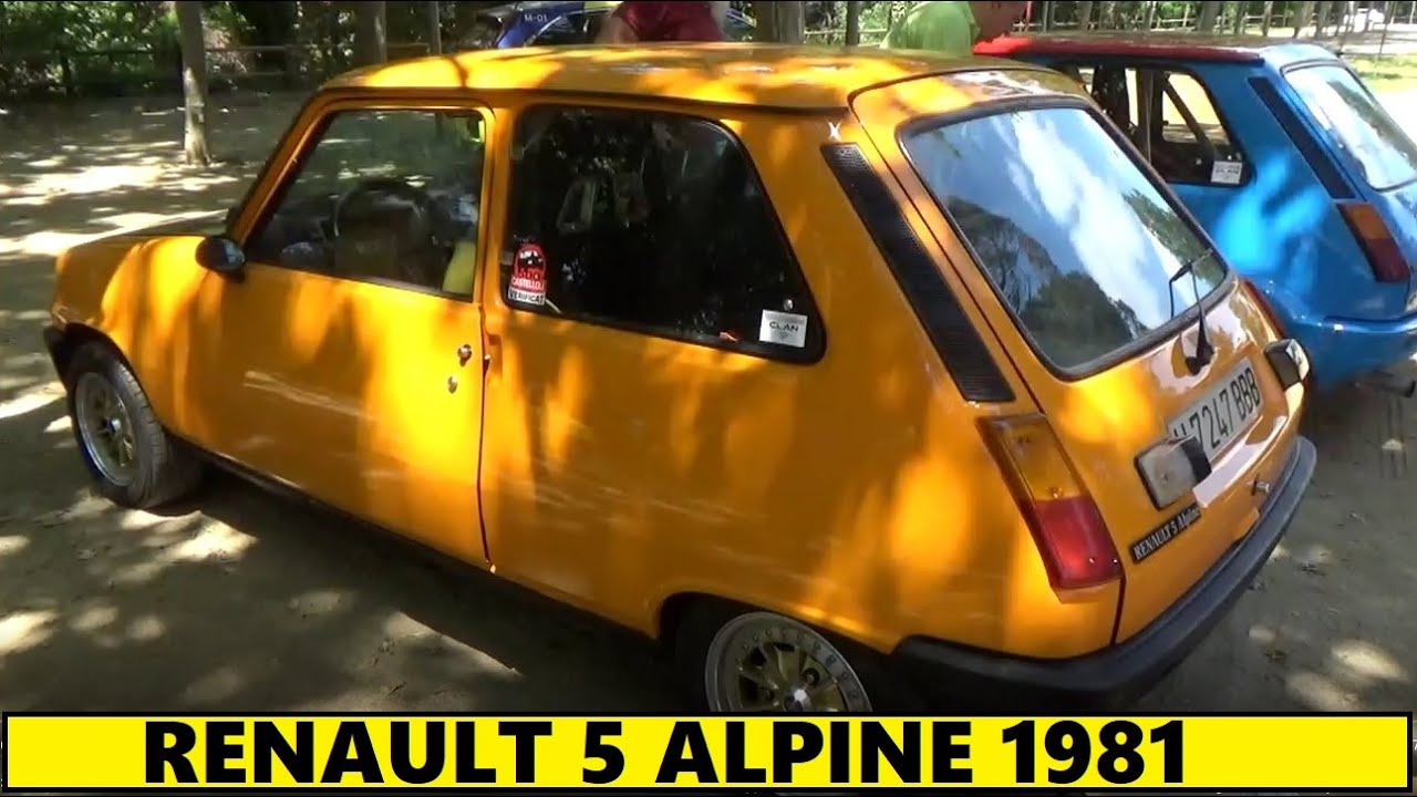 Renault 5 Alpine 1981 frances. Viaje al pasado. Revisión.
