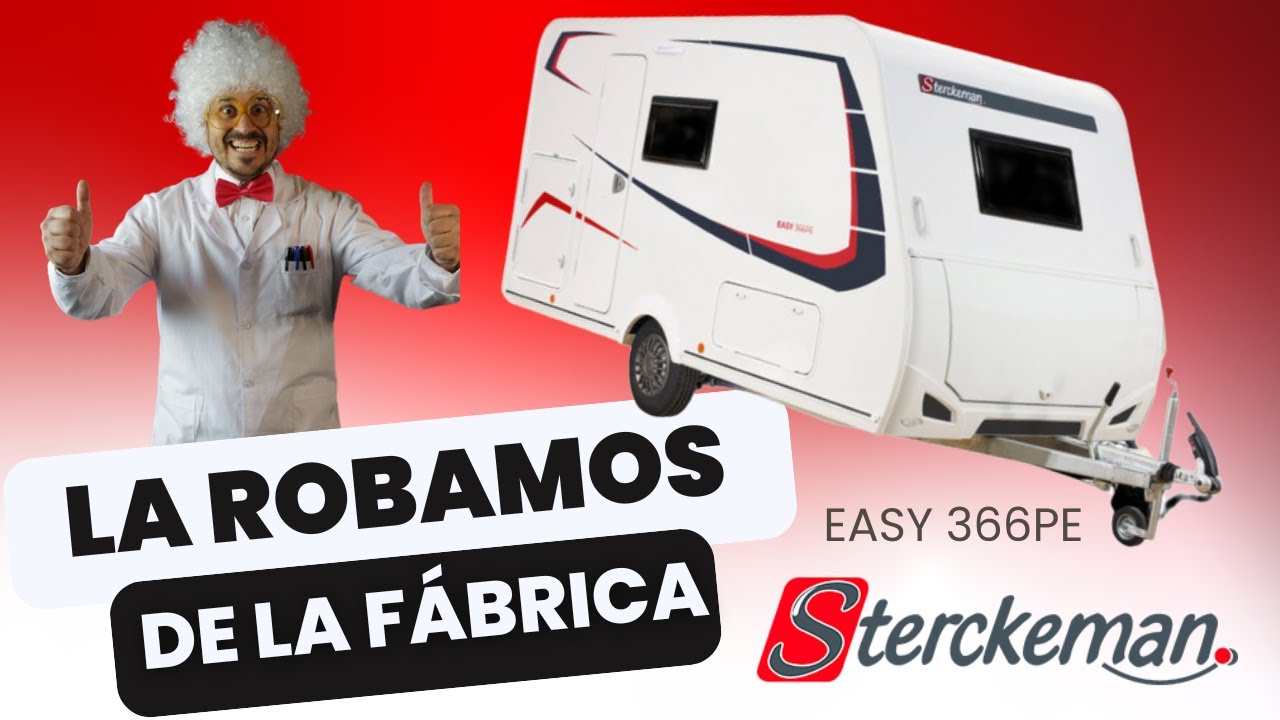 🔥⭐️STERCKEMAN EASY 366PE⭐️🔥  🏆🏆¡LA MEJOR CARAVANA 750KG. DEL MERCADO!🥇🥇👍🏻