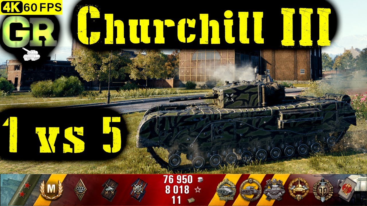 World of Tanks Churchill III Replay - 9 Kills 2.5K DMG(Patch 1.4.0)