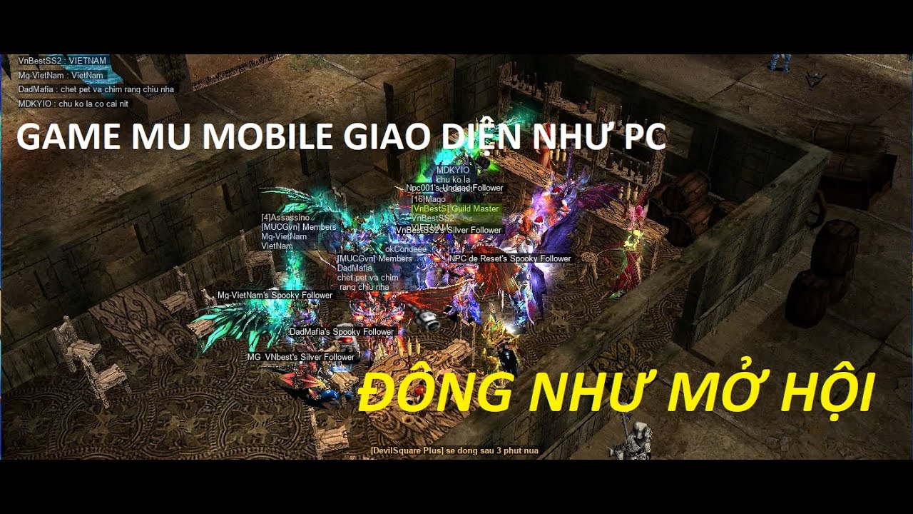 [MU-CHAOS] ĐÔNG NHƯ HỘI KHI AE VIỆT NAM CÙNG NHAU ĐI HUNTERZONE