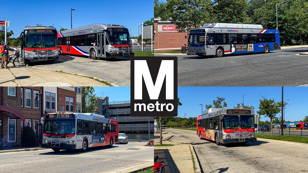 WMATA Metrobus Compilation at Prince George’s Plaza and Greenbelt stations