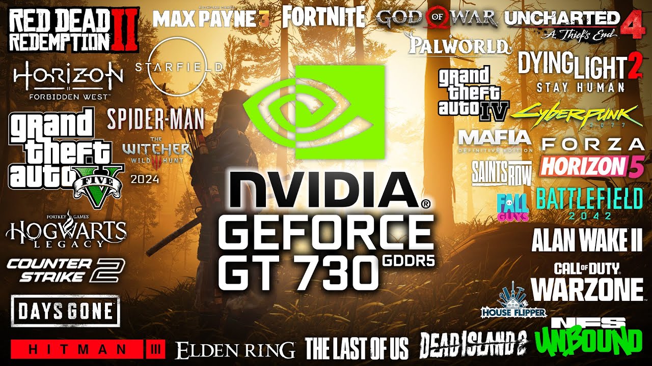 GeForce GT 730 in 2024 - Test in 30 Games