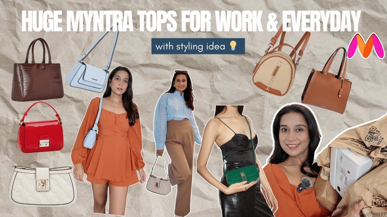 Huge Myntra Handbag Haul | Handgags under 1500/- | Myntra Bag Haul - Tote Bag , Handbag, Office Bag