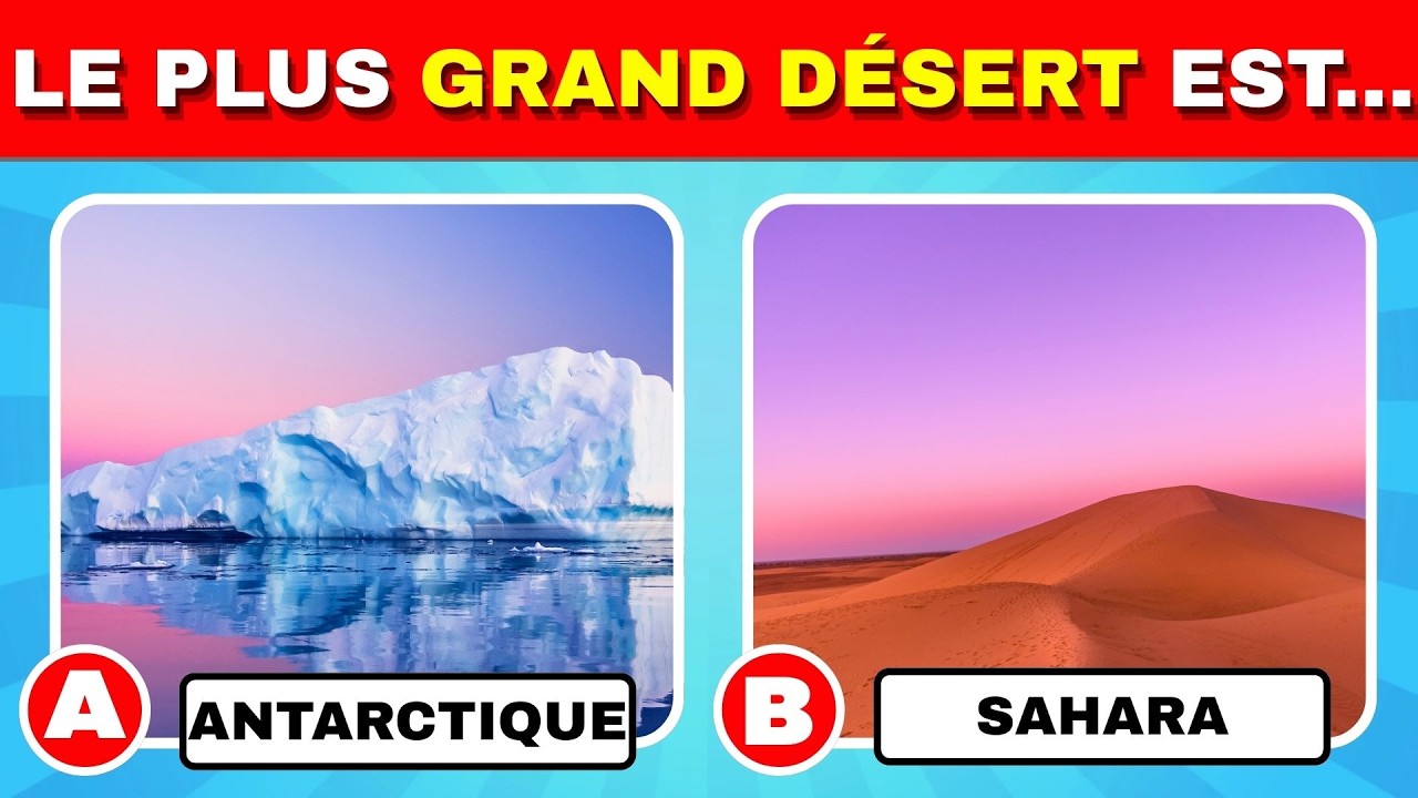 20 QUESTIONS pour TESTER TON SAVOIR 🧠🤯 | Quiz Culture Générale