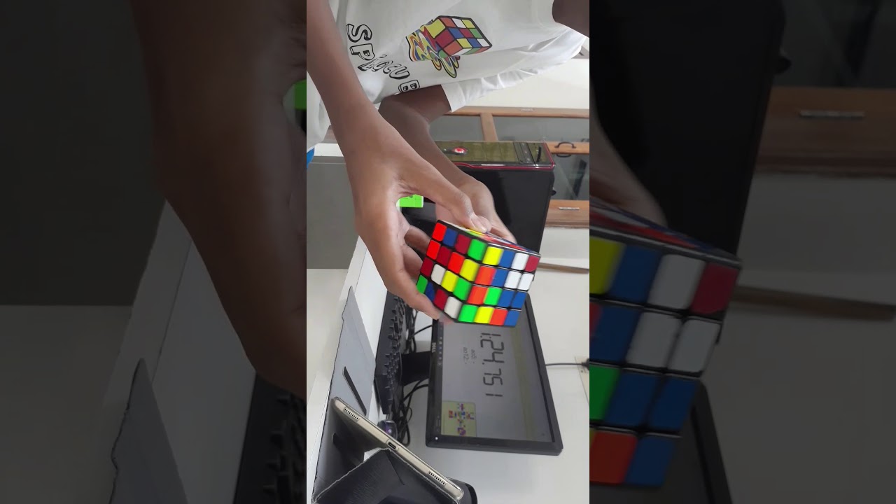 1:24.56 ao5 | 4x4 | Cube From Home | Online Speedcubing Competiton(2nd Place!)