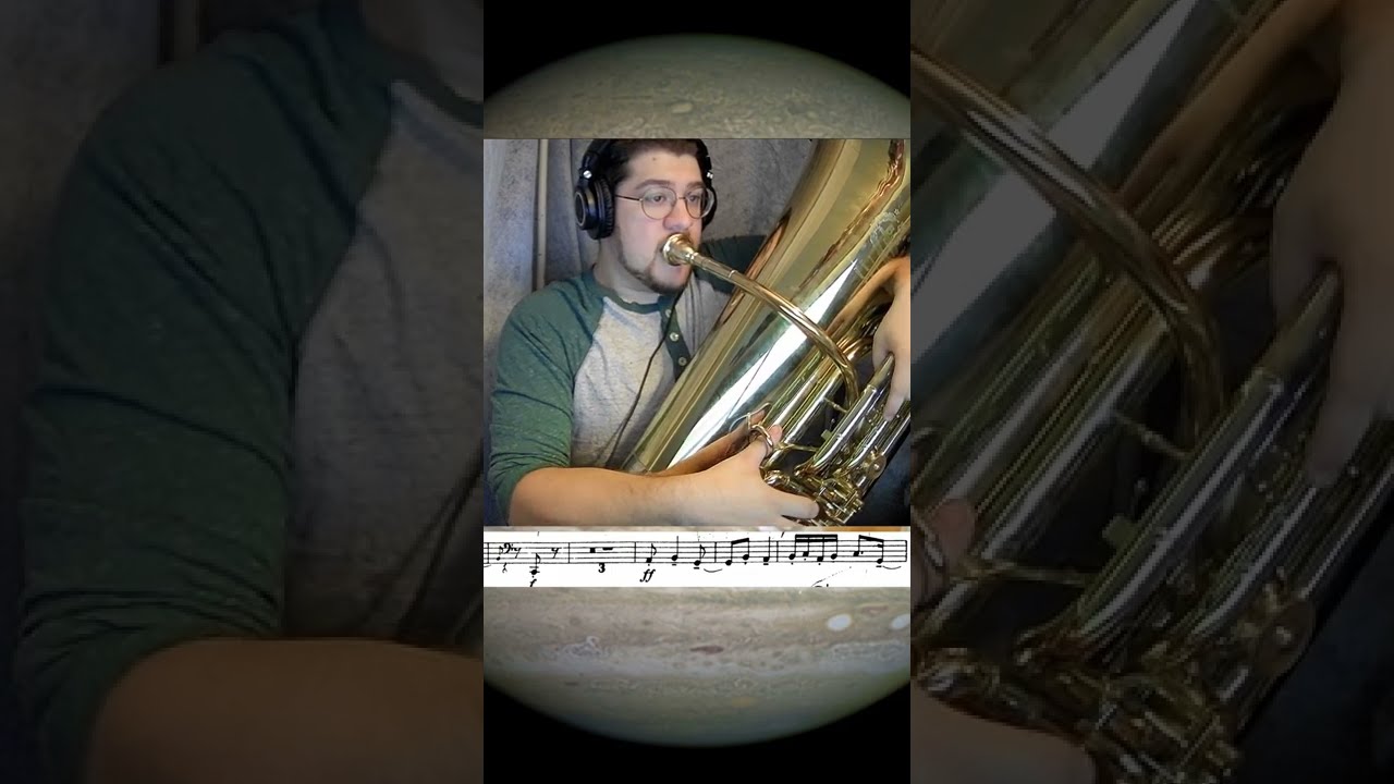 The Planets: Jupiter, Holst Part 1 #tuba #orchestra #excerpts