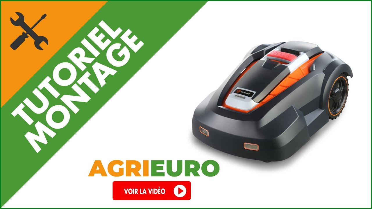 Robot tondeuse Redback RM24A-10-W - Montage en vidéo