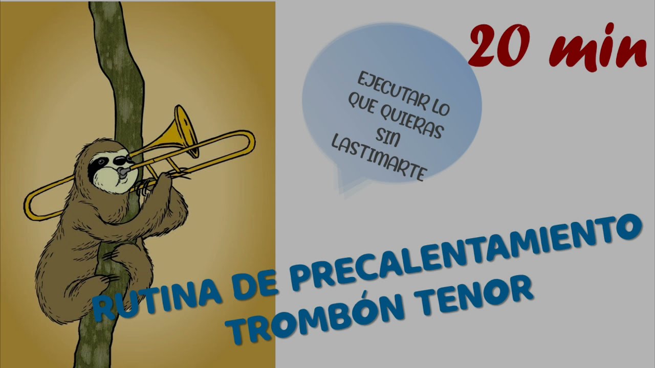 Rutina Práctica para Trombón (Con pistas)