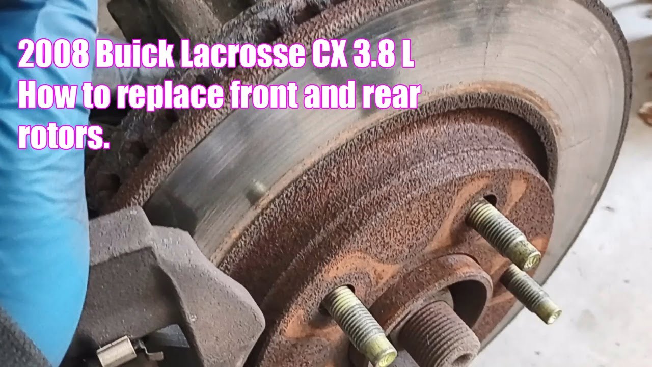 2008 Buick Lacrosse CX 3.8 L Rotor Replacement