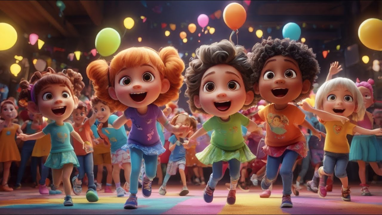 Let&rsquo;s Party! 🎈 Fun Toddler Dance Song | Sing, Clap & Jump!