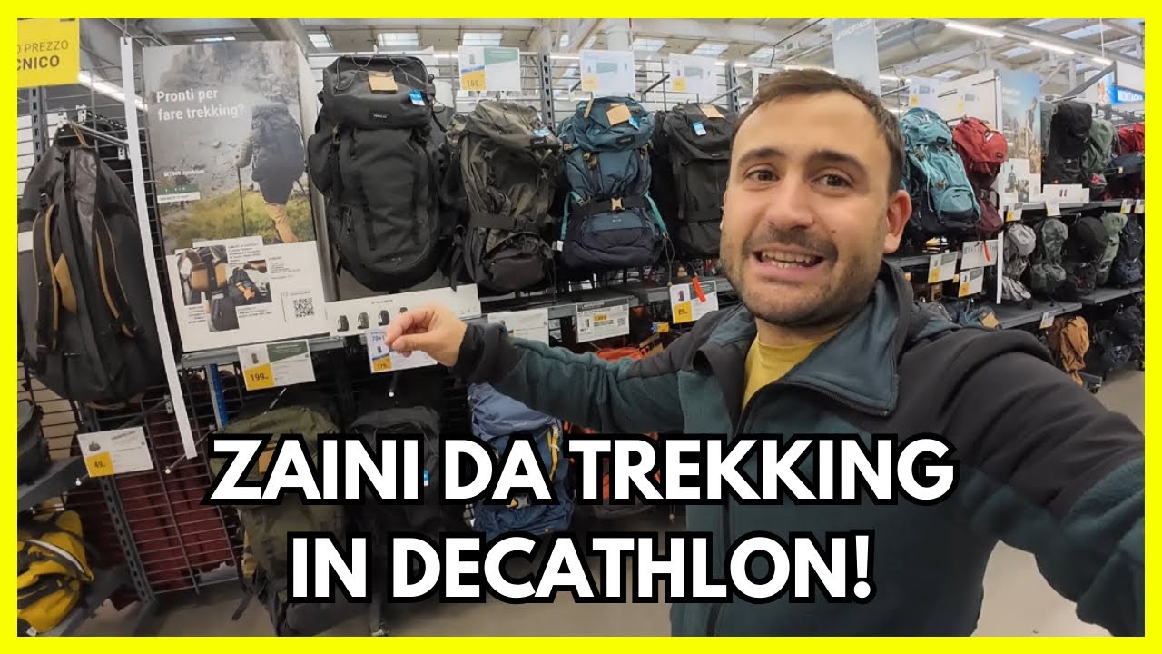 Zaini da trekking in Decathlon!