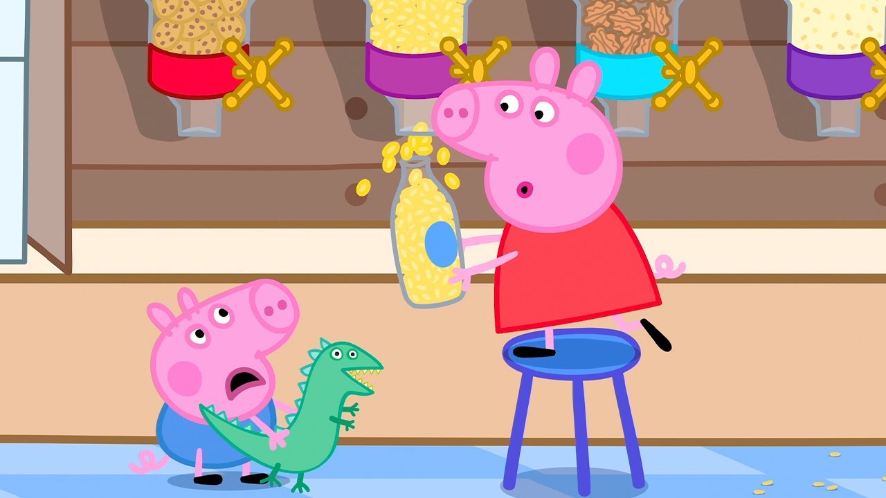 Station-Service au Supermarché | Les histoires de Peppa Pig