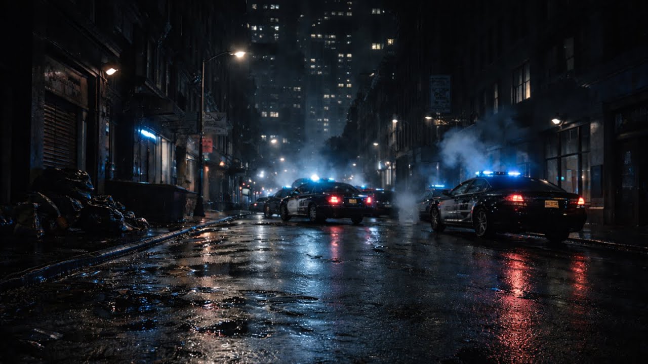 Detective On A Dark New York Alley | Focus Environment