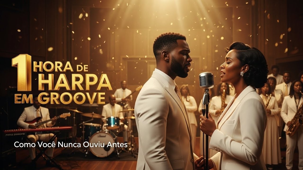 1 HORA DE HARPA CRISTÃ EM GROOVE | Como Você Nunca Ouviu Antes ✨ Louvor & Adoração