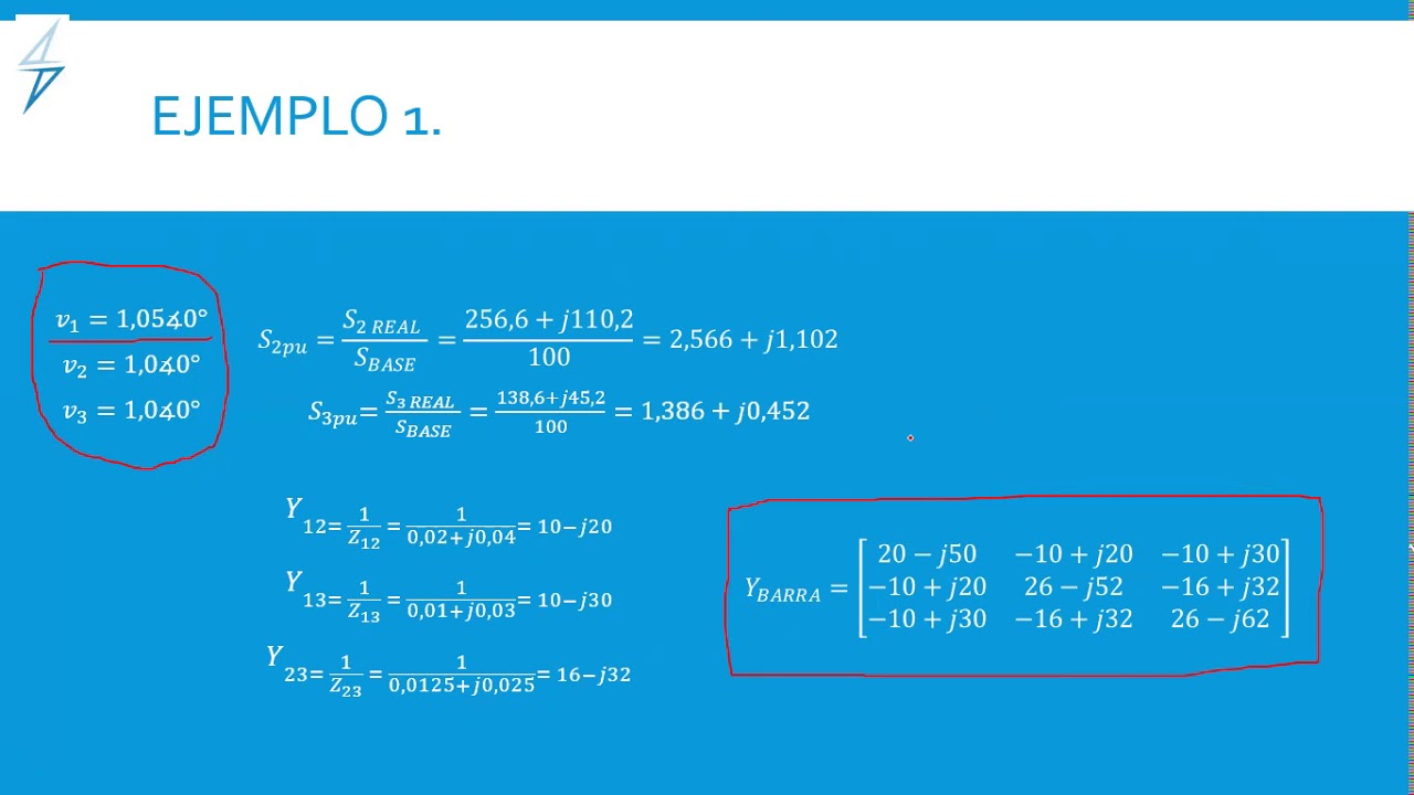 PG Video 02 Flujo de potencia Gauss Seidel 1