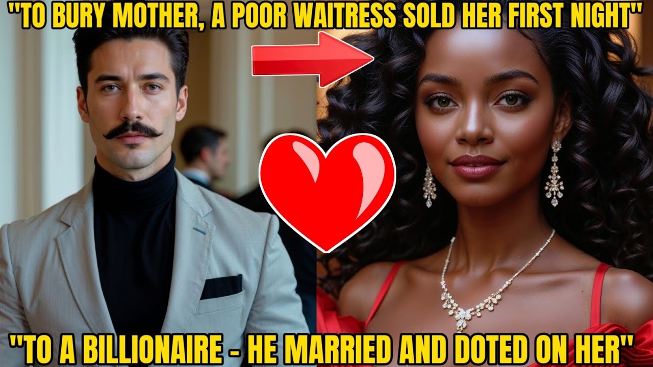 POOR WAITRESS SELLS FIRST NIGHT TO BILLIONAIRE FOR MOTHER'S FUNERAL - ENDS UP HIS WIFE!