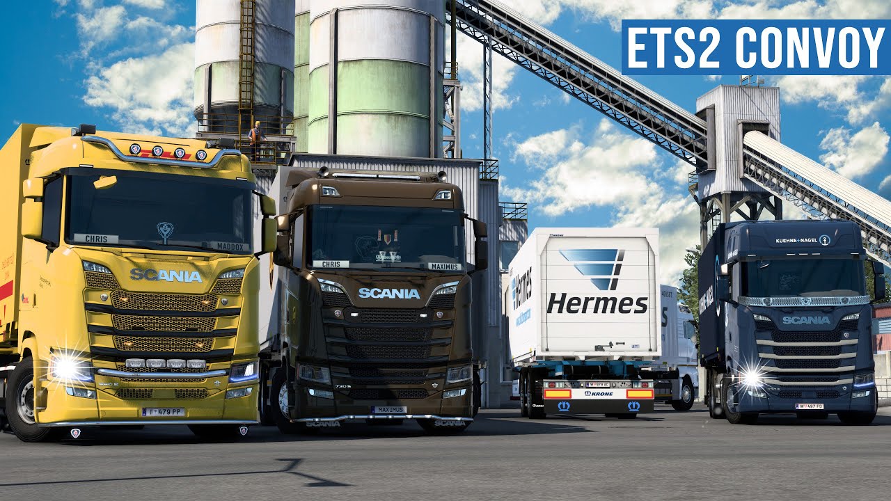 ETS2 CONVOY - Wechselbrücke / Tandem im Einsatz [1955] EURO TRUCK SIMULATOR 2