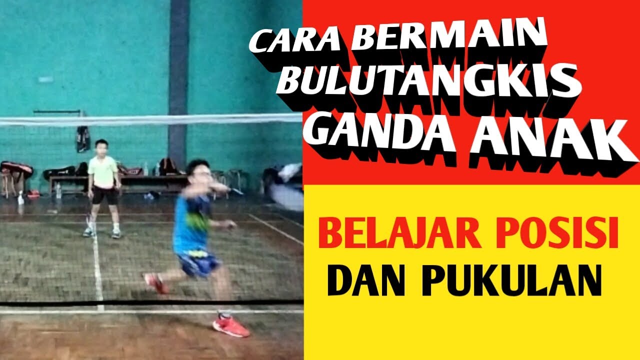 CARA BERMAIN BULUTANGKIS GANDA UNTUK ANAK (English Subtitle)