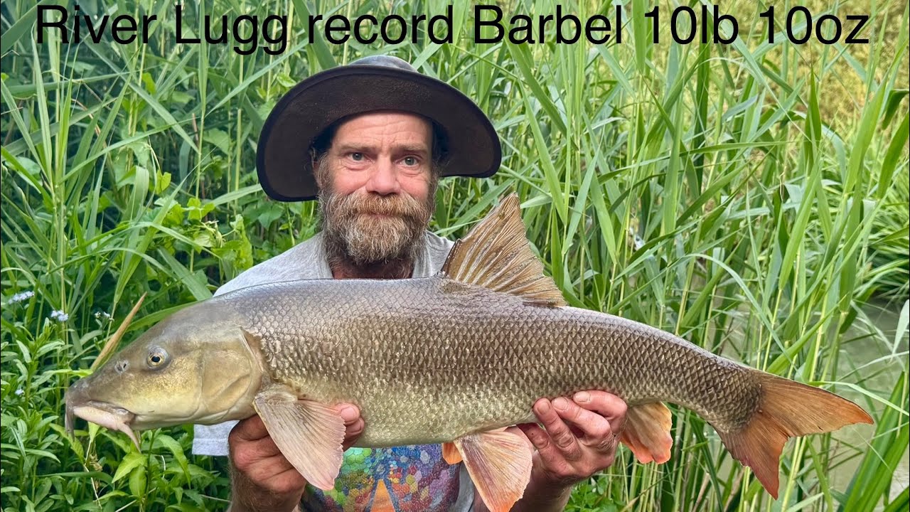 The New river Lugg  Barbel record fish
