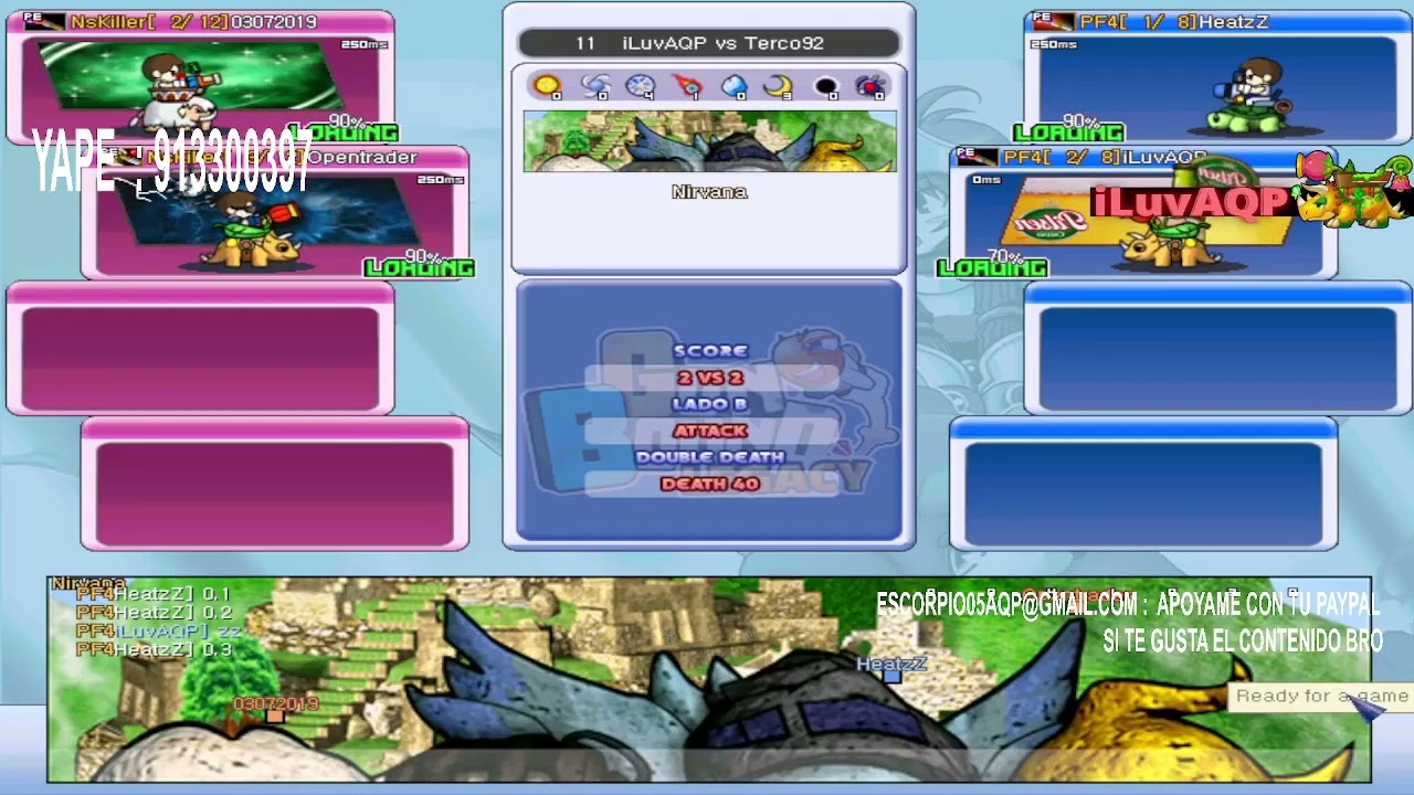 GUNBOUND TORNEO Fichitas  2V2 : DUO ILuvAQP VS DUO Terco92