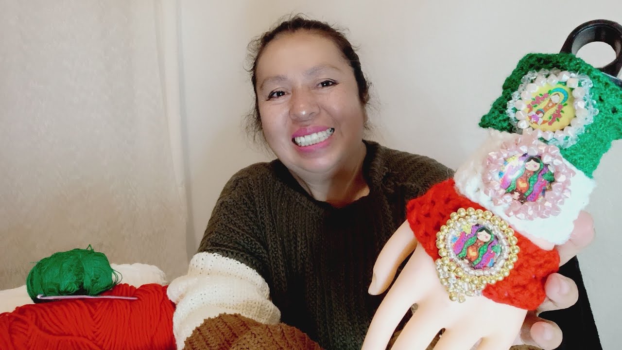 Pulseras Virgencita De Guadalupe A Crochet 🧶🎁❤️