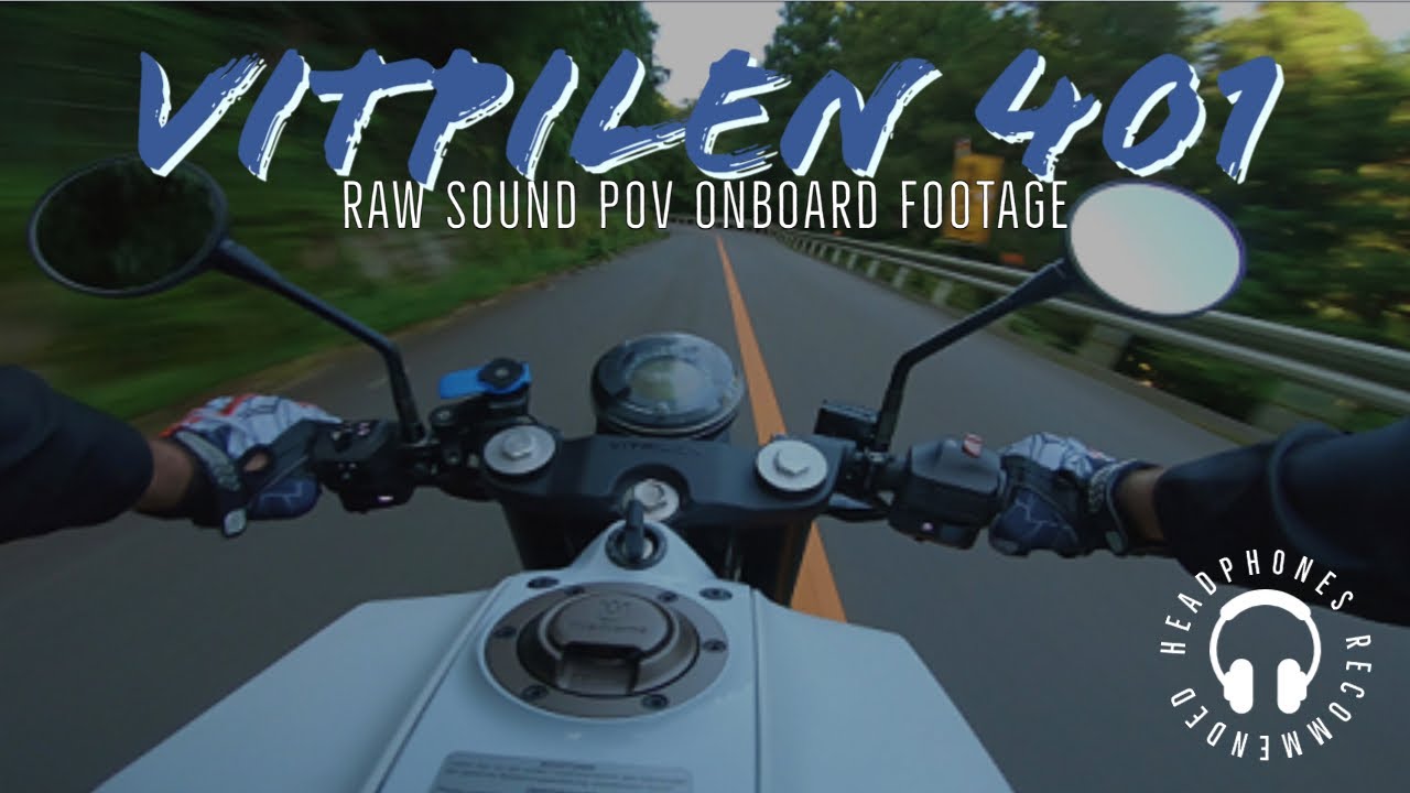 [RAW SOUND] Husqvarna Vitpilen 401 Onboard POV - Beautiful Road in Japan
