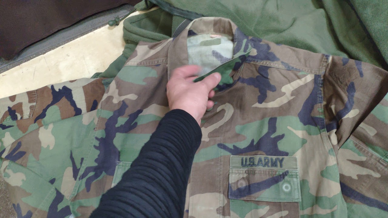 Рубашки США Combat Woodland. Оригинал.