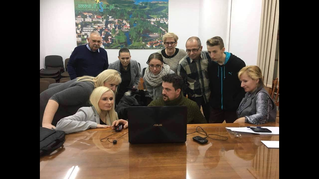 ,, Pisz kiedyś i teraz ,, - Odsłonięcie pomnika Dr. Klementowskiego  w Piszu  06.04.2018 roku.