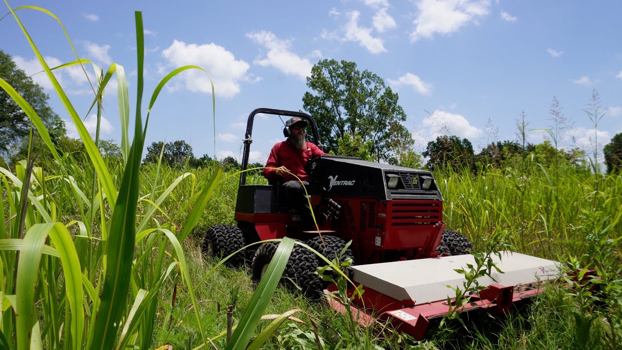 This OLD Steel Supply Yard was Completely OVERGROWN until this EXTREME Mower Entered the Chat...