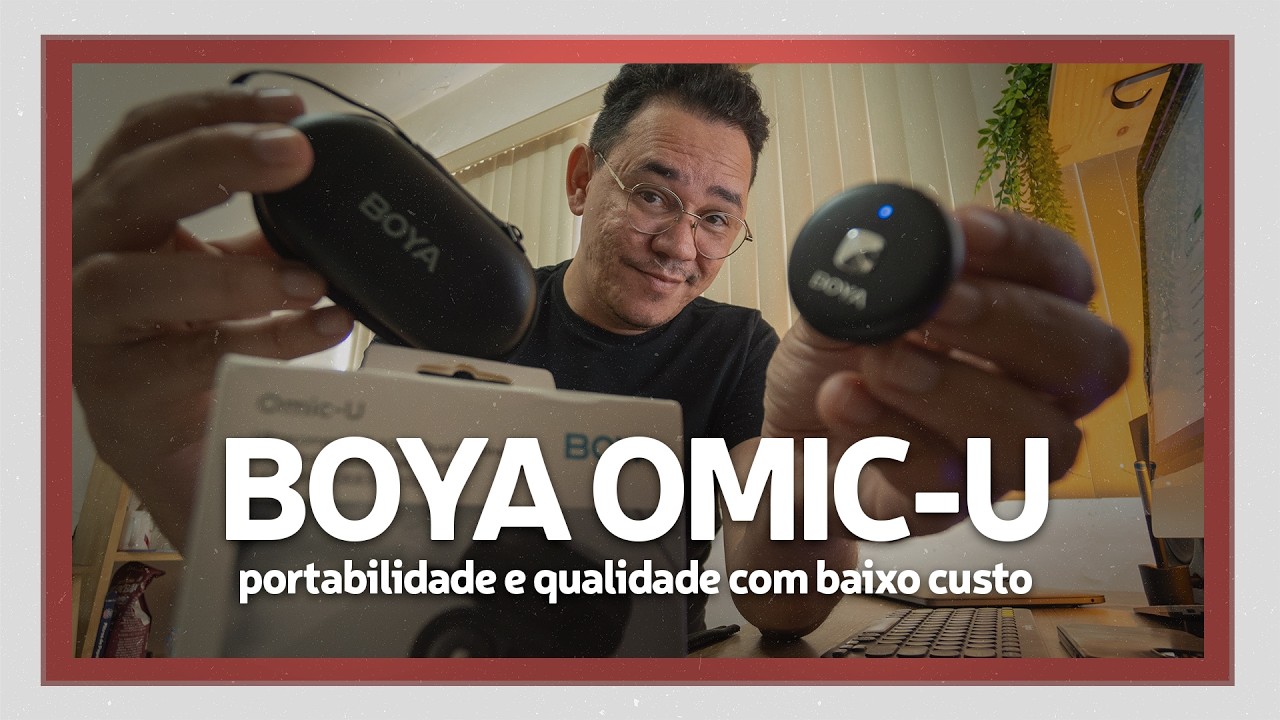Microfone Boya Omic-U | Qualidade e portabilidade para videomakers mobile