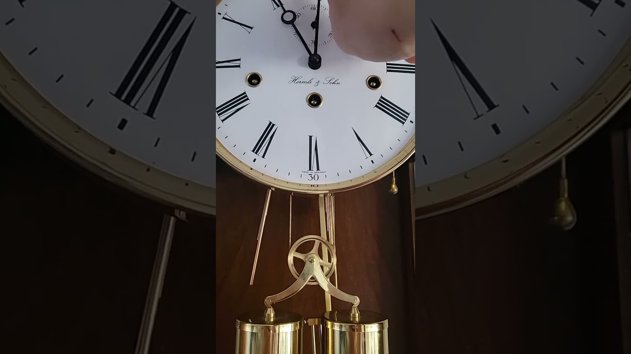 Rare Franz Hermle & Sohn Ave Maria and Westminster melodie wall clock