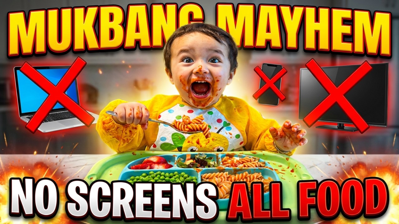 Bugünün Menüsü: EKRANSIZ YEMEK YEMEYİ DENİYORUZ | Minik Gurme Yemekte | Baby Mukbang