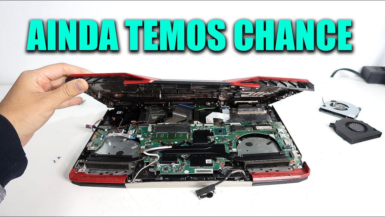 NA LUTA DE CONSERTAR O NOTEBOOK GAMER QUE COMPREI NA INTERNET, PT.2