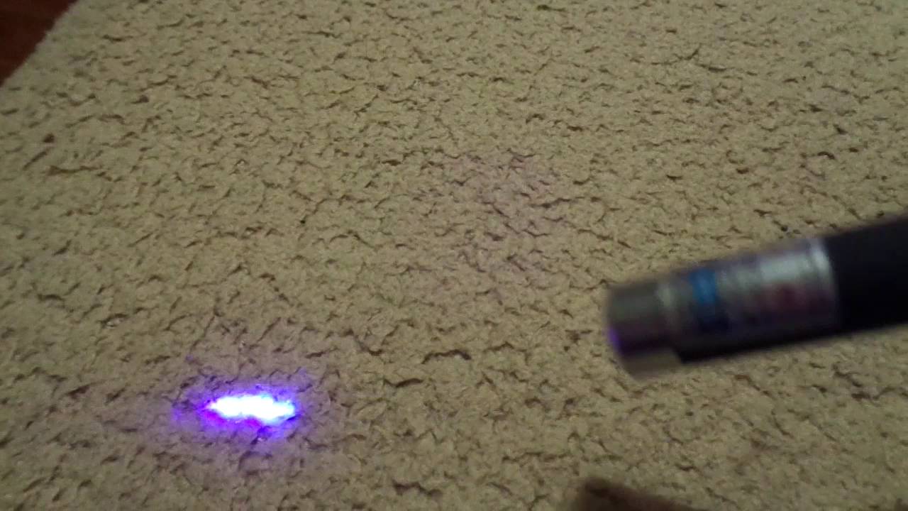 Blue Purple Laser  405nm 5mW Test