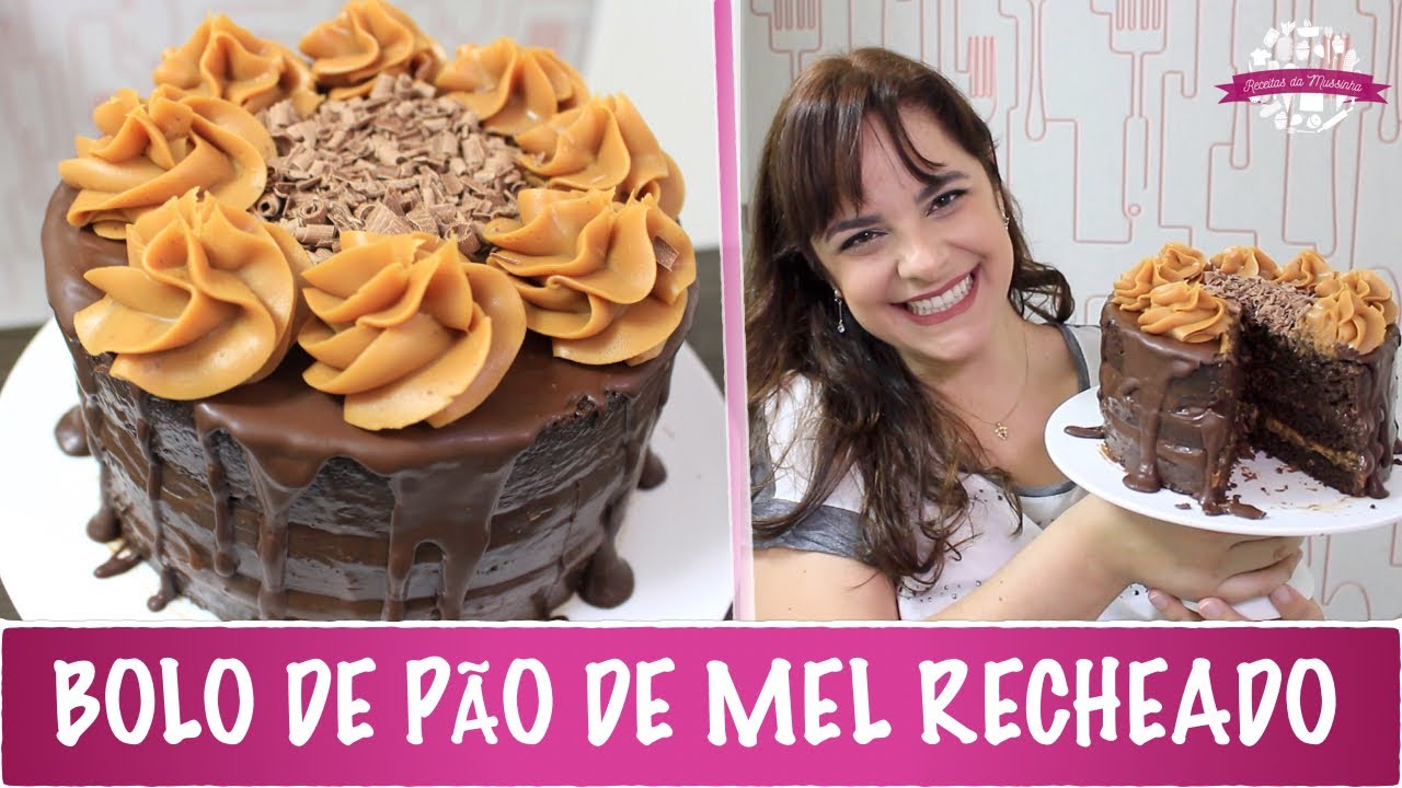 BOLO PÃO DE MEL - ESPECIAL 100 MIL INSCRITOS - #358 - Receitas da Mussinha