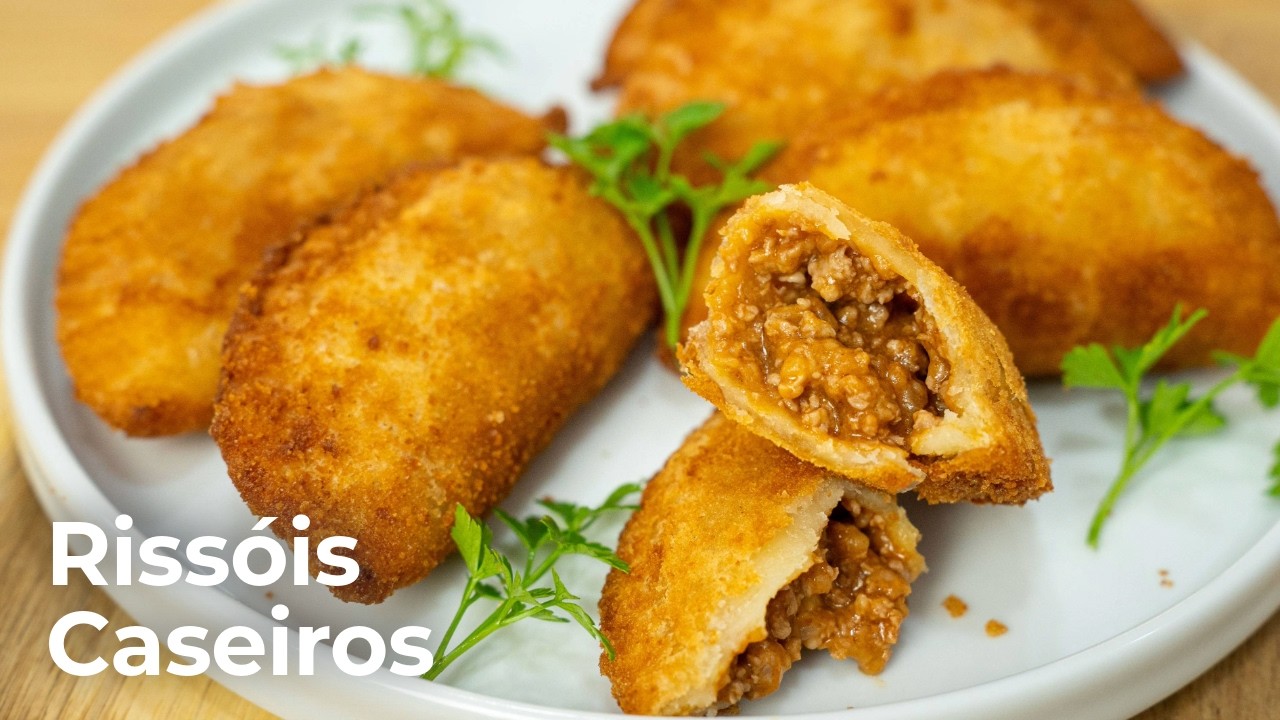 Estes Rissóis de Carne Ficam Perfeitos | São Fáceis e Saborosos!